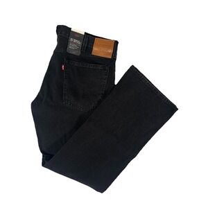 Levis 517 Premium Big E Irregular Boot Cut Black Wash Jeans 38x32 (40x33) NWT